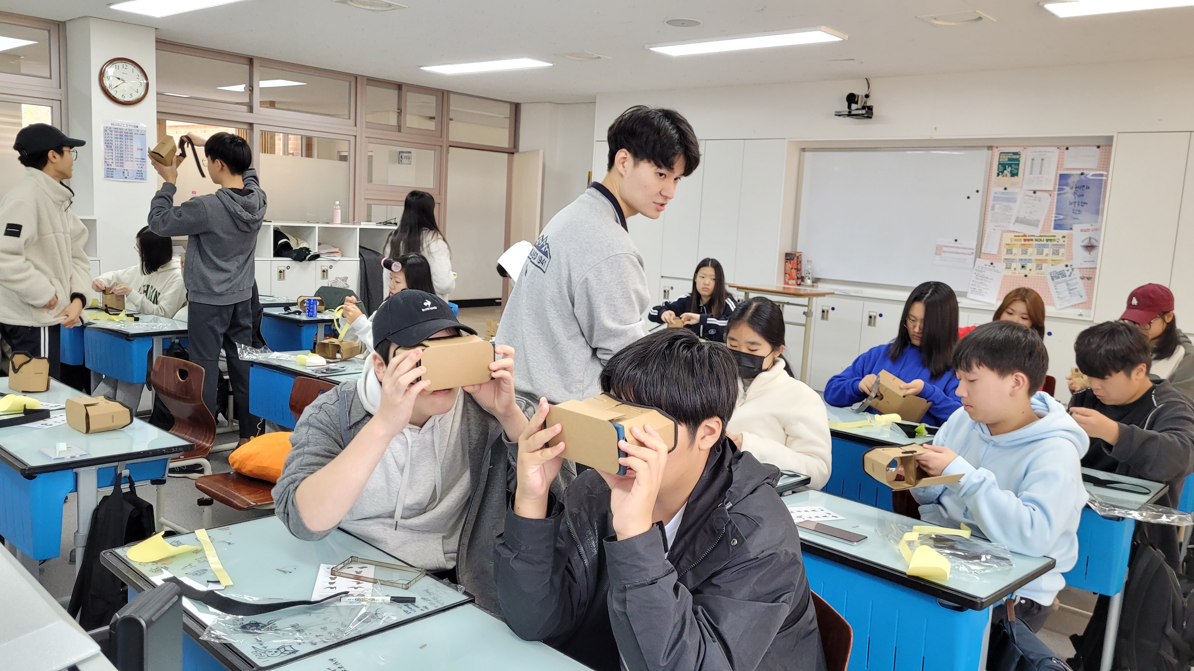 교육기부 모델학교 운영 사진